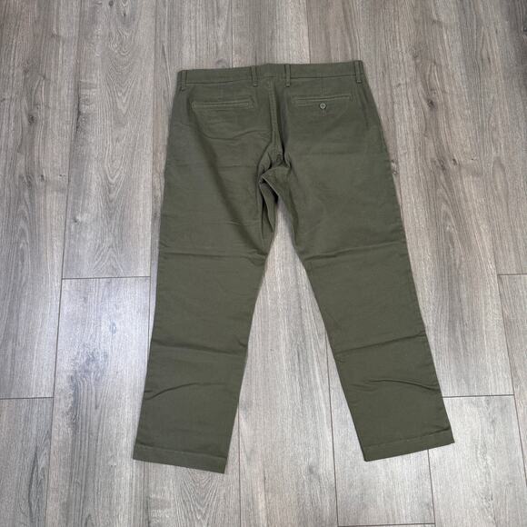 J.Crew 484 Slim-fit Stretch Chino Pants Mens 34x26 Catskill Green Twill Zip Fly - Picture 7 of 8